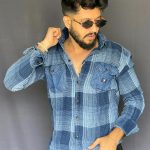 DOUBLE POCKET SKY BLUE CHECKS SHIRT 04 P3