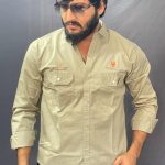 LITE GREEN DOUBLE POCKET PLAIN SHIRT 156 P75