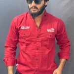 RED PLAIN DOUBLE POCKET SHIRT 163 P75