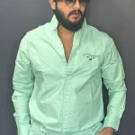 PLAIN LIGHT GREEN SHIRT 43 P12