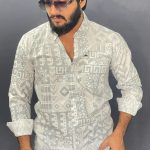 WHITE PRINTED SHIRT 171 P80