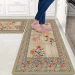 2Pcs Decorative Floral Mat